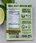Noble Mick's Single Serve Craft Cocktail - Moscow Mule
