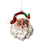 Santa Head Ornament, African American