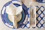 Blue + White Table Setting Disposable Placemats