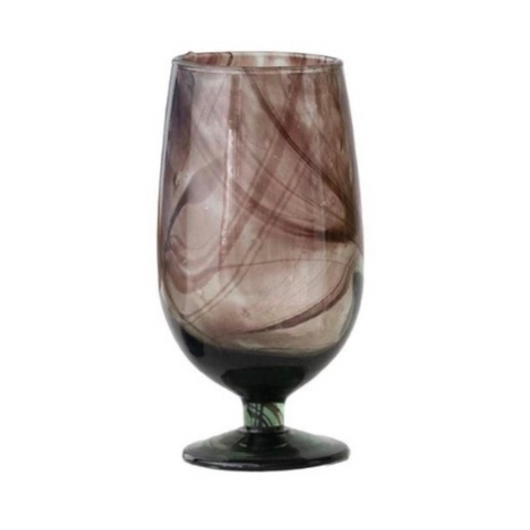 Bebida 12 oz Hand-Blown Glass Goblet, E