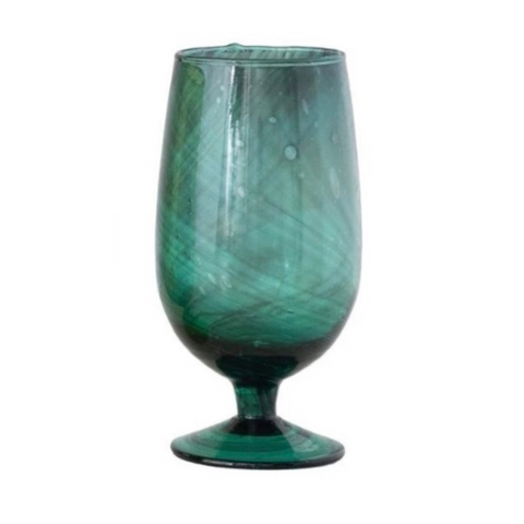 Bebida 12 oz Hand-Blown Glass Goblet, F