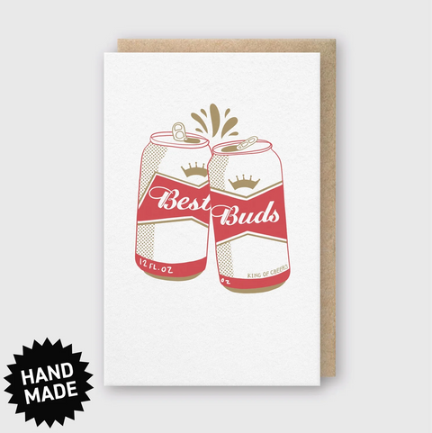 Best Buds King of Cheers Greeting Cards for Men