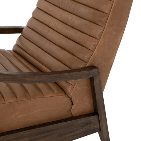 Chance Leather Recliner, Dakota Warm Taupe