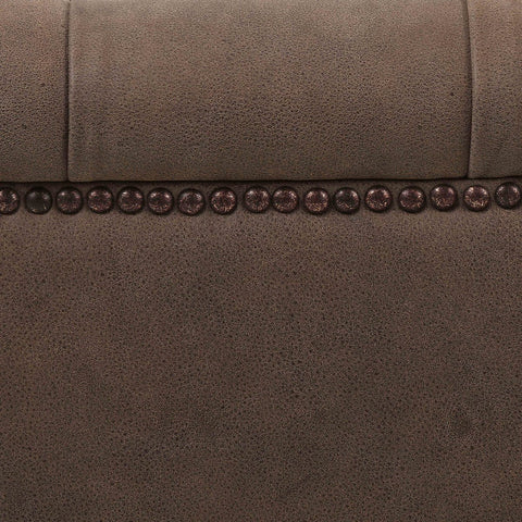 Maxx Leather Sofa 95", Umber Grey