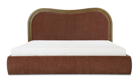 Camilla Upholstered Bed - Chestnut