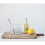 Celine Hobnail Clear Drinking Glass + Victorian Lemonade