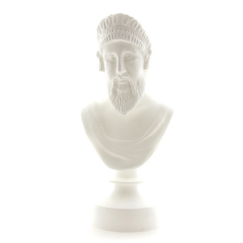 Ceramic Male Bust Statue