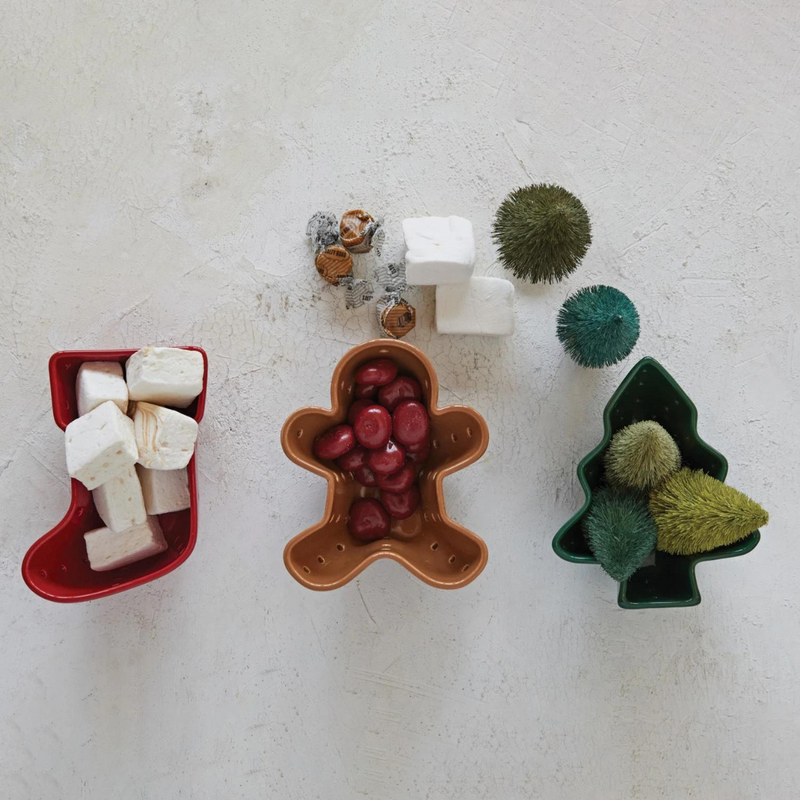 Christmas Icon Shapes Berry Bowls Charcuterie Board Accessories