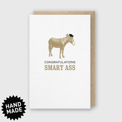 Greeting Cards for Men - Handmade in the USA + Congrats Smart Ass