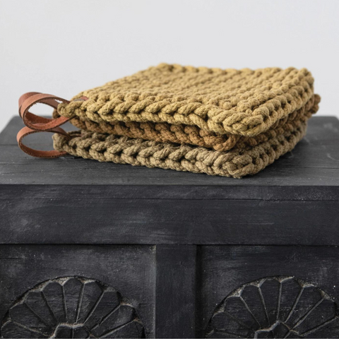 Coronado Crocheted Pot Holder, C