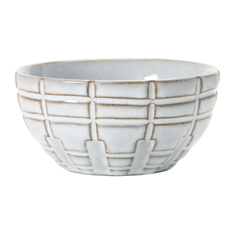Coronado Debossed Stoneware Bowl, Pattern A