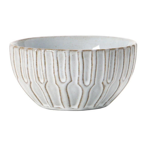 Coronado Debossed Stoneware Bowl, Pattern B