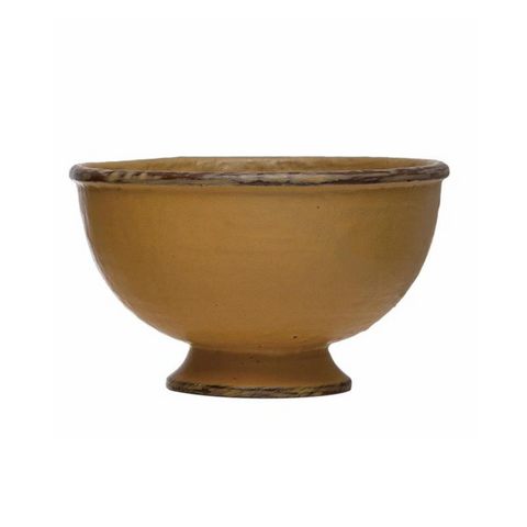 Coronado Footed Stoneware Bowl, Color B