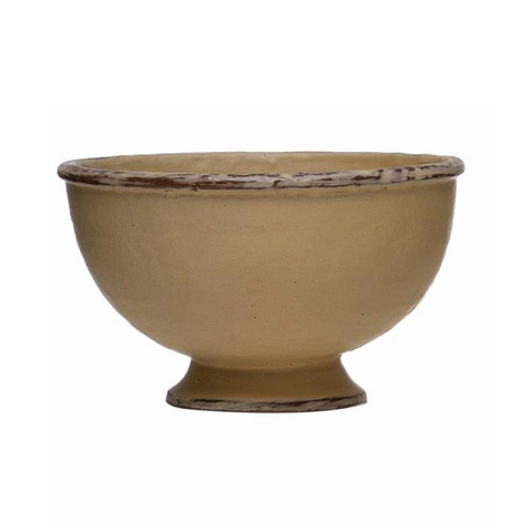 Coronado Footed Stoneware Bowl, Color D