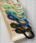Multi Color Glass Beads On Jute String Decor