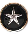 Enameled Coaster - Five Point Star