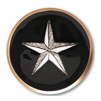 Enameled Coaster - Five Point Star