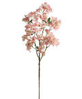 Pink Cherry Blossom Faux Floral Spray