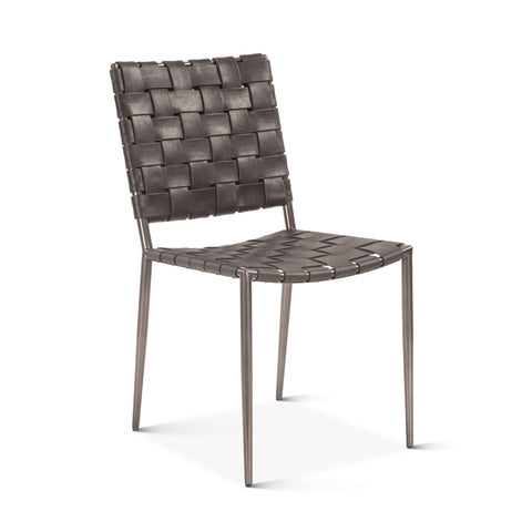 Copenhagen Dining Chair - Black Leather
