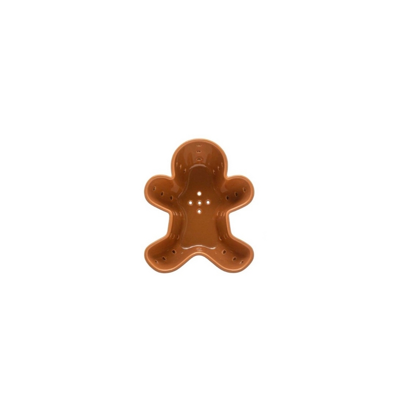 Gingerbread Man Shaped Berry Bowl