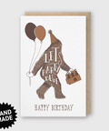 Greeting Cards For Men Birthday Sasquatch Letter Press