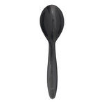 Horn Condiment Spoon Natural Finish