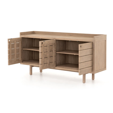 Lula Outdoor Sideboard - Washed Brown-FSC