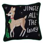 Jingle All The Way Reindeer Pillow
