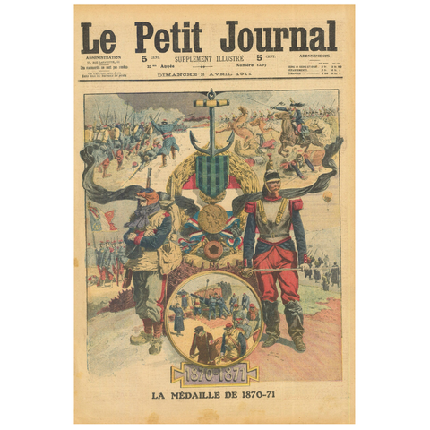 Le Petit Journal "The Medal Of 1870-71"