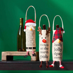 Light Up Christmas Wine Bag, Reindeer Santa Gnome