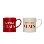 Little Claus Mugs Red + White