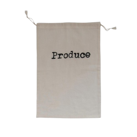 Reusable Drawstring Food Bag, Produce