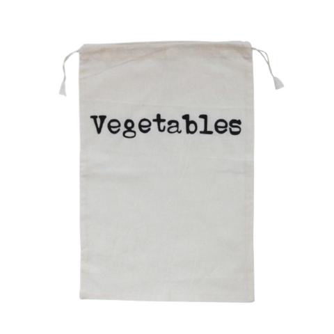 Reusable Food Storage Bag Cotton Fabric Vegetables