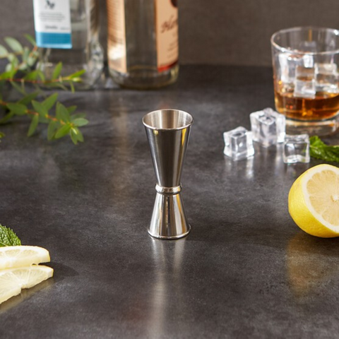 Stainless Steel Double Jigger + Bar Essentials + Gifts for Cocktail Lovers