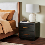 Suki Nightstand-Burnished Black