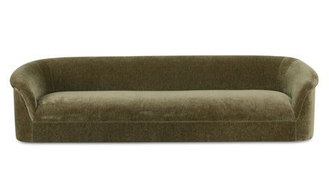 Thora Sofa 109" Olive or Beige Velvet