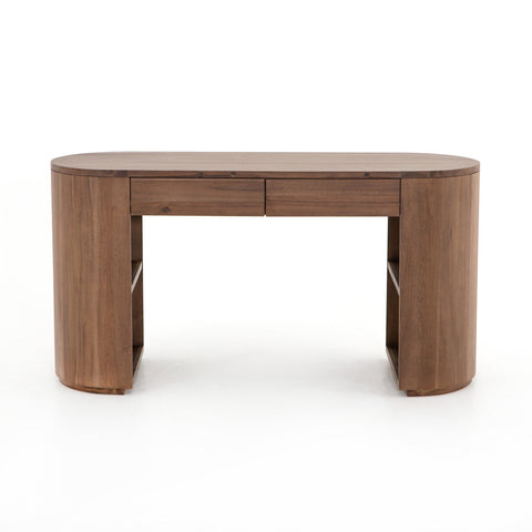 Pilar Desk - Caramel Brown Veneer