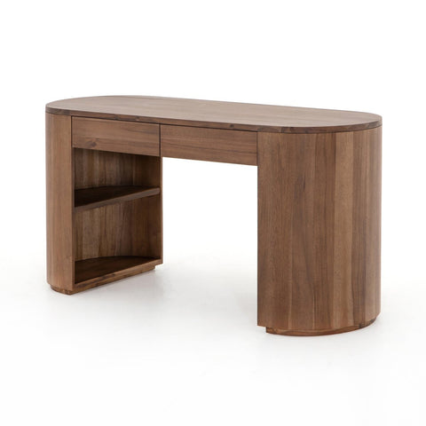 Pilar Desk - Caramel Brown Veneer