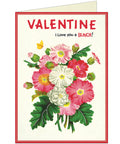 Cavallini Greeting Card Valentine I Love You A Bunch