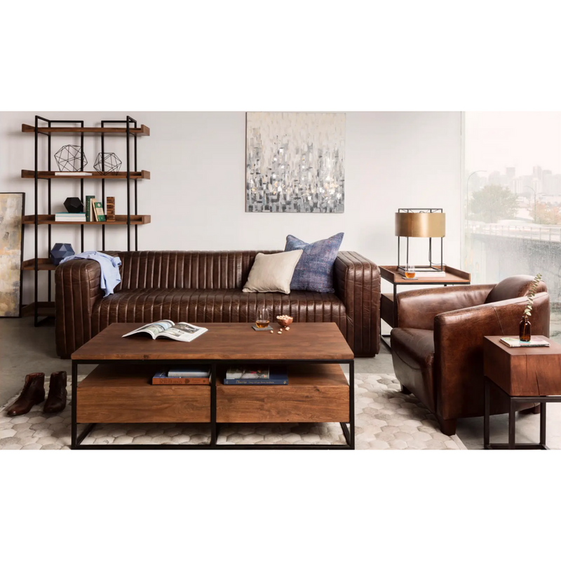 Modern Sleek Masculine Living Room Space Design Inspo
