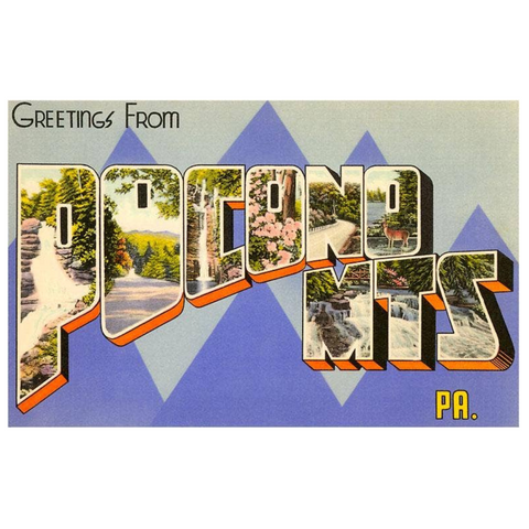 Greetings From Pocono Mountains, PA Magnet