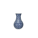 Zoe Blue & White Stoneware Bud Vase