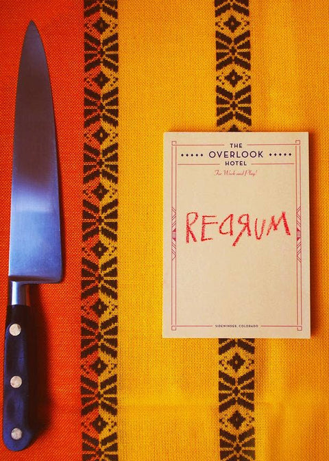 Fictional Hotel Notepad Set - The Overlook Hotel Redrum