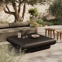 Ambra Outdoor Coffee Table - Distressed Bronze