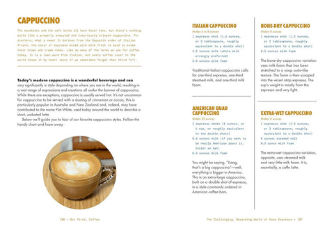But First, Coffee: A Guide To Brewing From Kitchen To Bar - Cappuccino Recipes