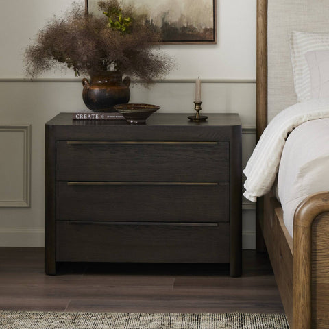 Bruce Nightstand - Espresso Oak