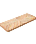 Sparta Mango Wood Cutting Board Chevron Pattern