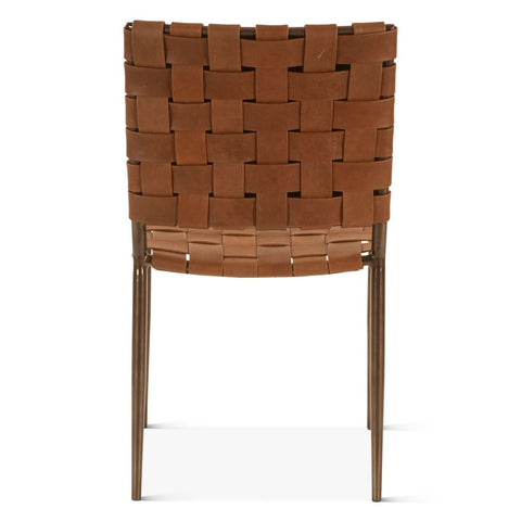 Copenhagen Dining Chair - Brown Leather