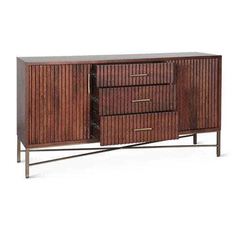 Cosmopolitan 68" Sideboard in Honey Brown
