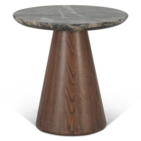 Vista 22" Side Table - Lava Marble